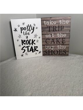 Decorative Quote Signs Set